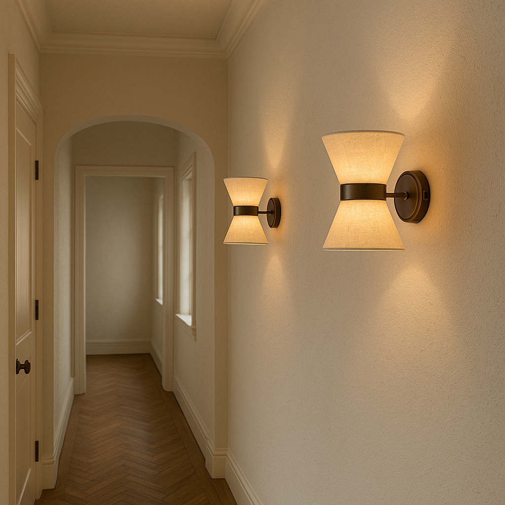 Elegant Silk Wall Sconce Lighting with Soft Diffused Light | Contemporary Design for Modern Interiors