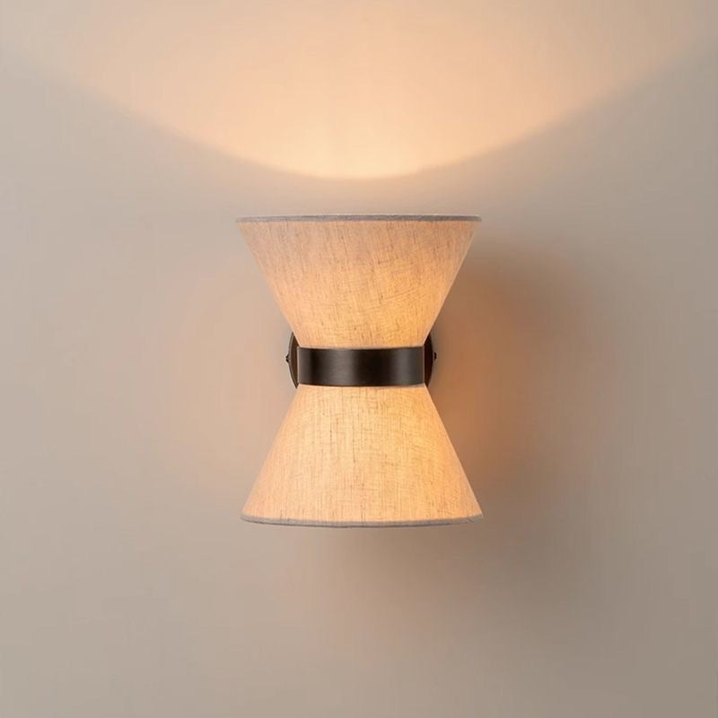 Elegant Silk Wall Sconce Lighting with Soft Diffused Light | Contemporary Design for Modern Interiors