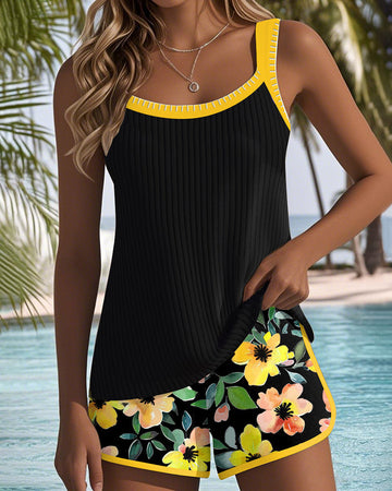 Elegant Tankini Swimsuits | Women's Tummy Control Design with Flattering Fit for Confidence