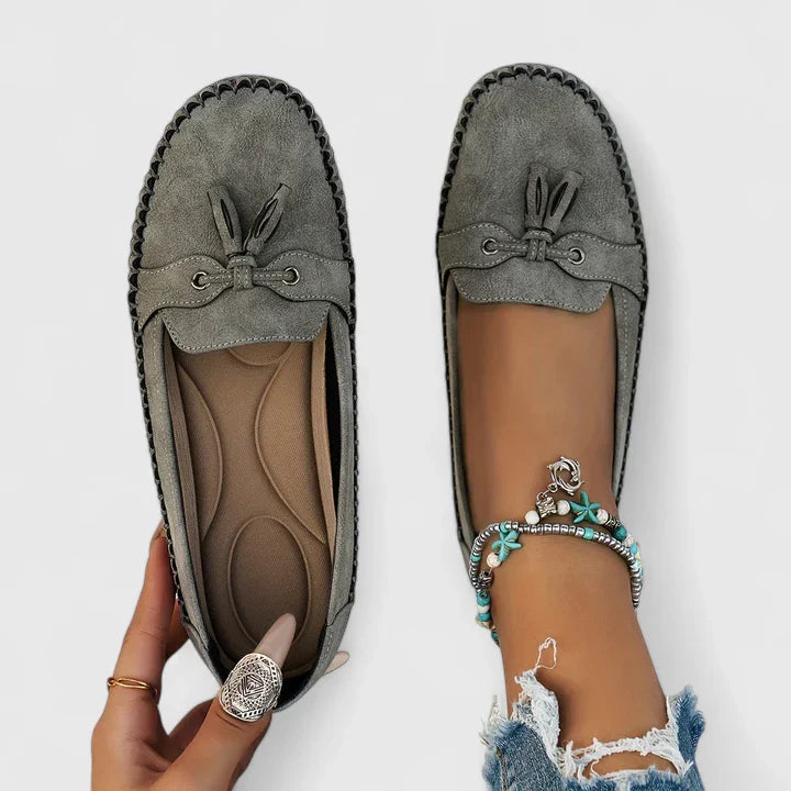 Emmaleigh | Black Loafers for Women with Soft Cushioning & Elegant Accents | Versatile Footwear for All Occasions