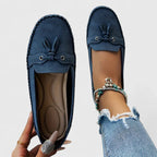 Emmaleigh | Black Loafers for Women with Soft Cushioning & Elegant Accents | Versatile Footwear for All Occasions