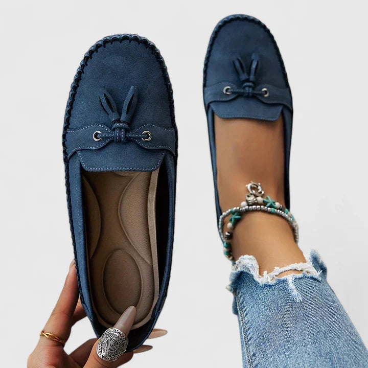 Emmaleigh | Black Loafers for Women with Soft Cushioning & Elegant Accents | Versatile Footwear for All Occasions