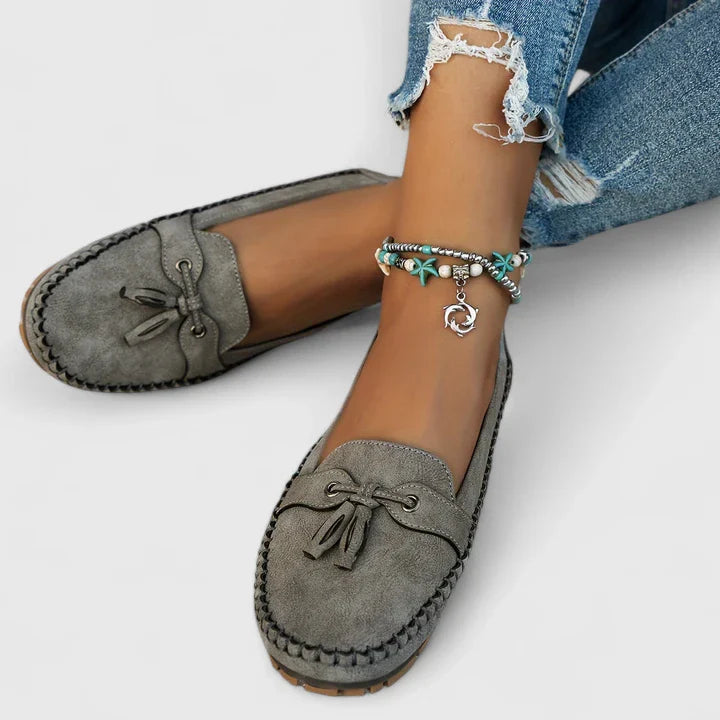 Emmaleigh | Black Loafers for Women with Soft Cushioning & Elegant Accents | Versatile Footwear for All Occasions