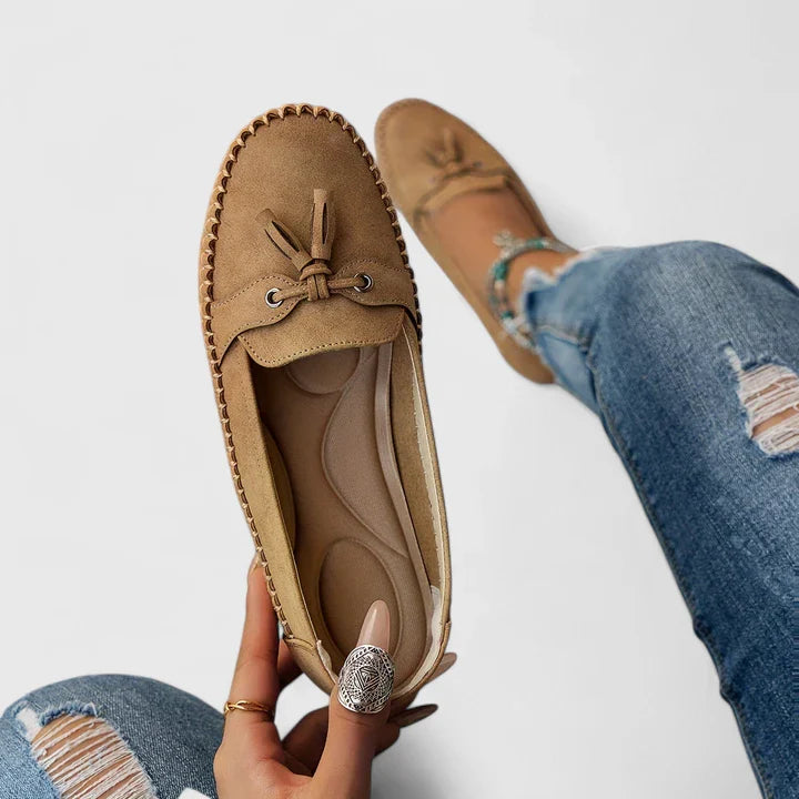 Emmaleigh | Black Loafers for Women with Soft Cushioning & Elegant Accents | Versatile Footwear for All Occasions