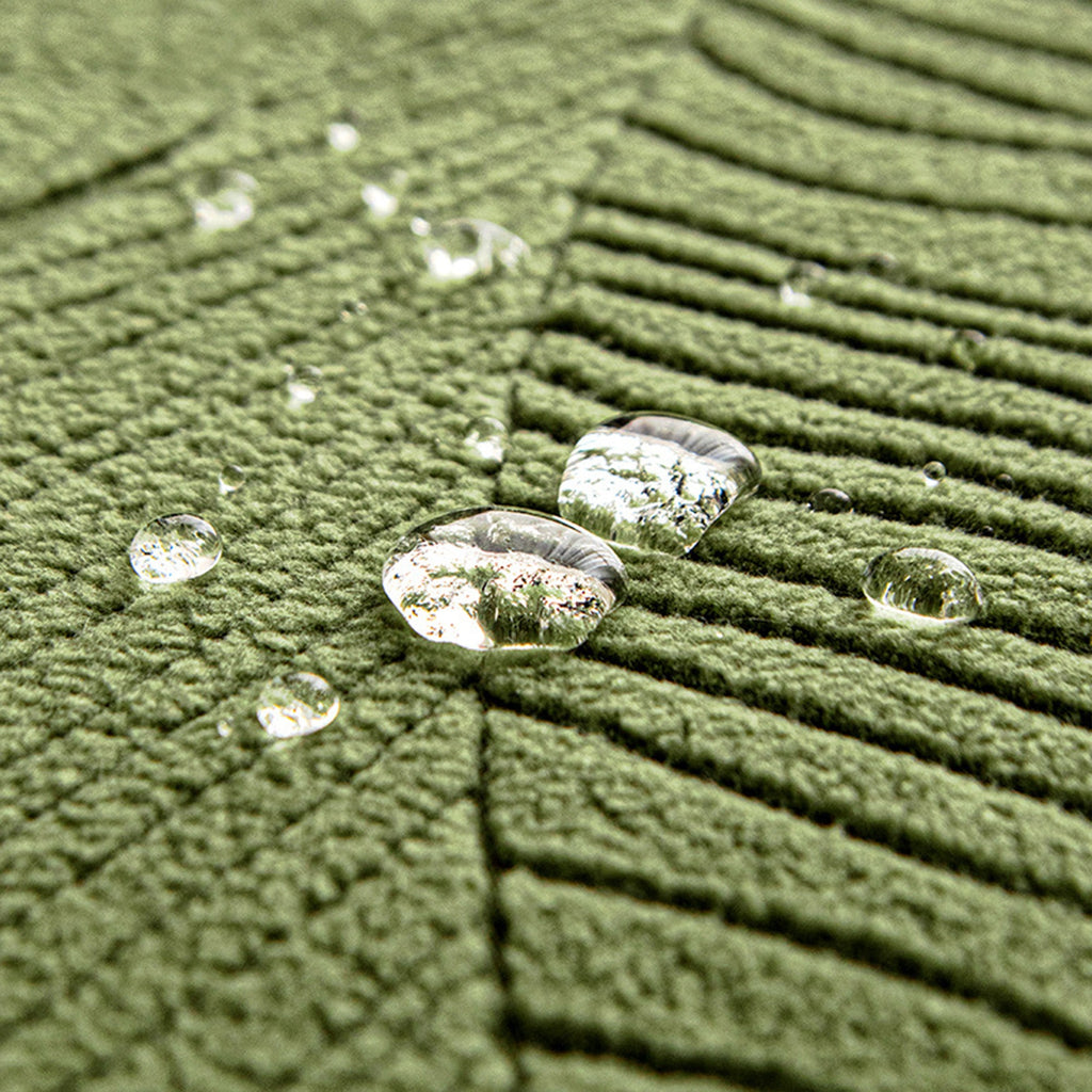 Velvet Leaf Stretch Sofa Cover with Waterproof Full Wrap Design