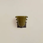 Gemma Glass Wall Sconce Lighting with Metal Backplate | Elegant LED Wall Lights for Cozy Ambience