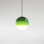 Gradient Glass Pendant Light with Dual Color Temperatures | Stylish Kitchen Pendant Lighting for Versatile Illumination