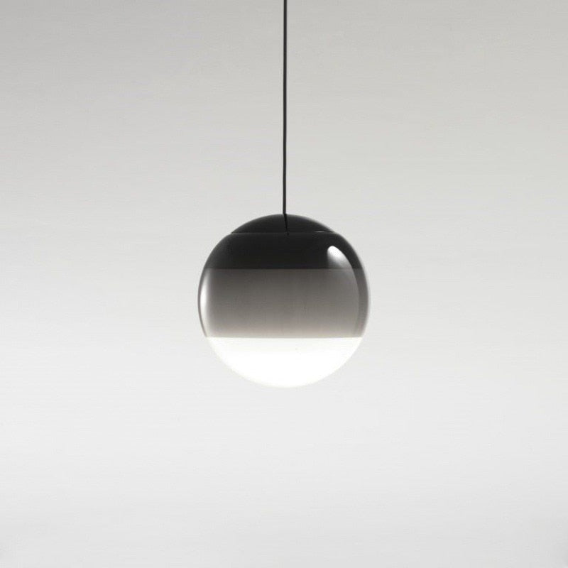 Gradient Glass Pendant Light with Dual Color Temperatures | Stylish Kitchen Pendant Lighting for Versatile Illumination