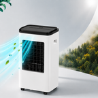 12000 BTU 3-in-1 portable air conditioner cooling a living room