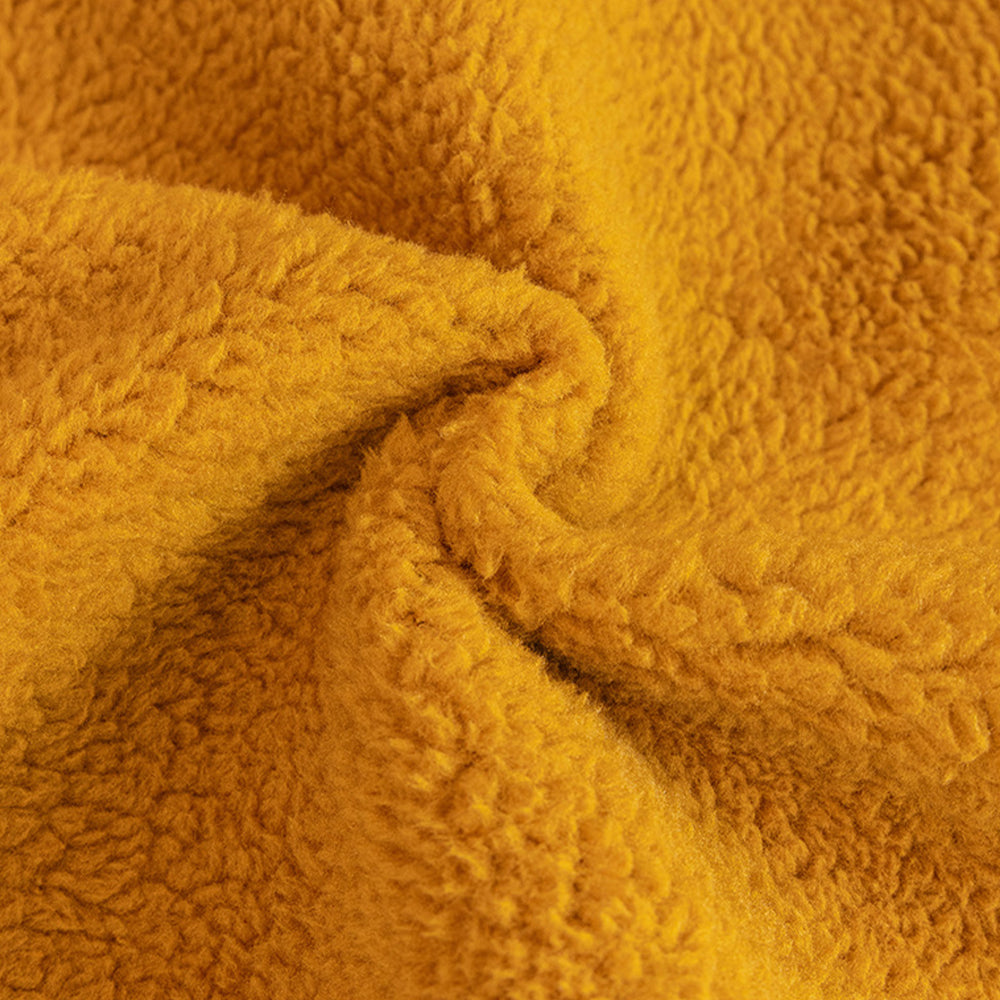 Teddy Fleece Non Slip Couch Cover with Curved Edges