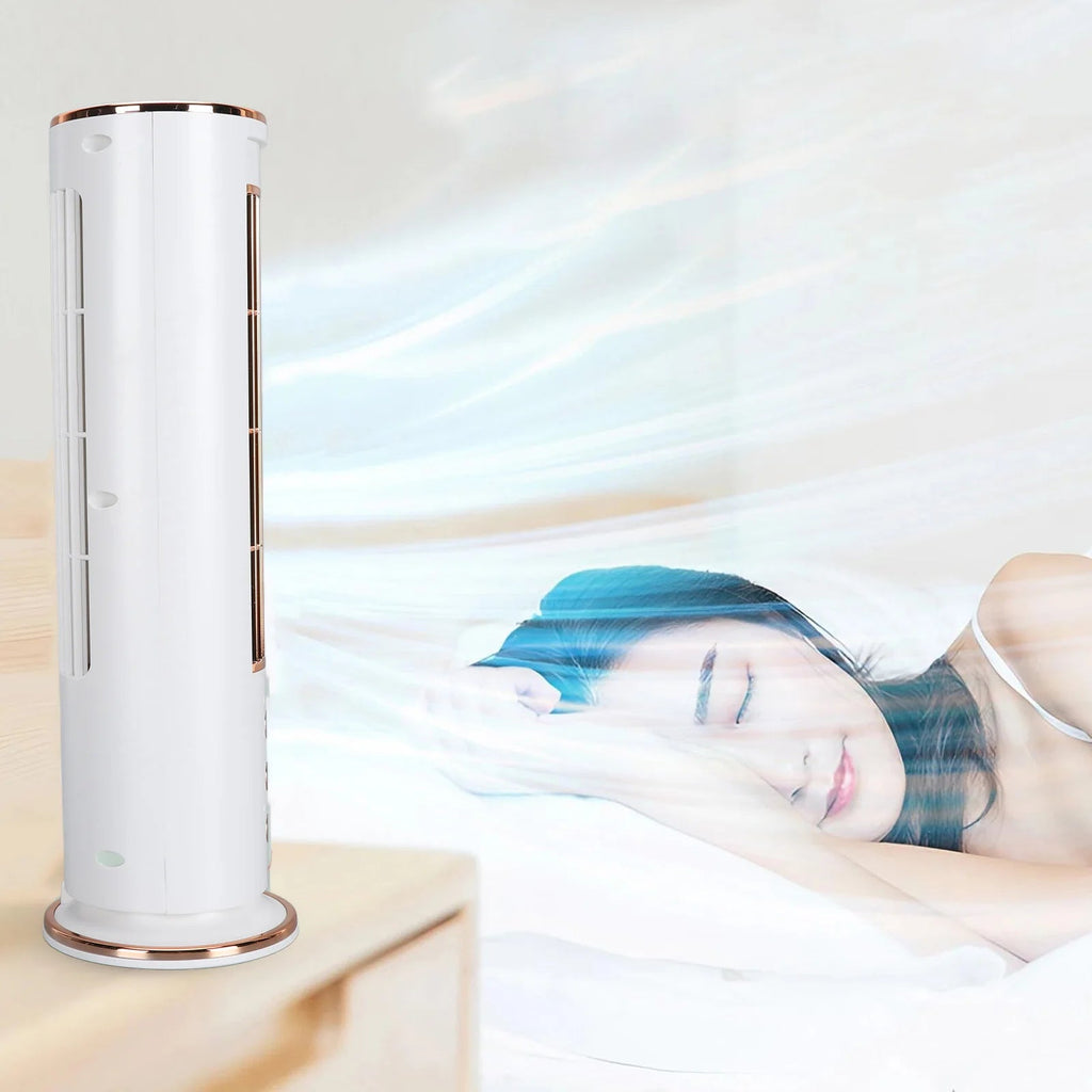 Innovative Bladeless Air Conditioner Fan with Remote Control | Compact Design for Quiet, Effortless Cooling