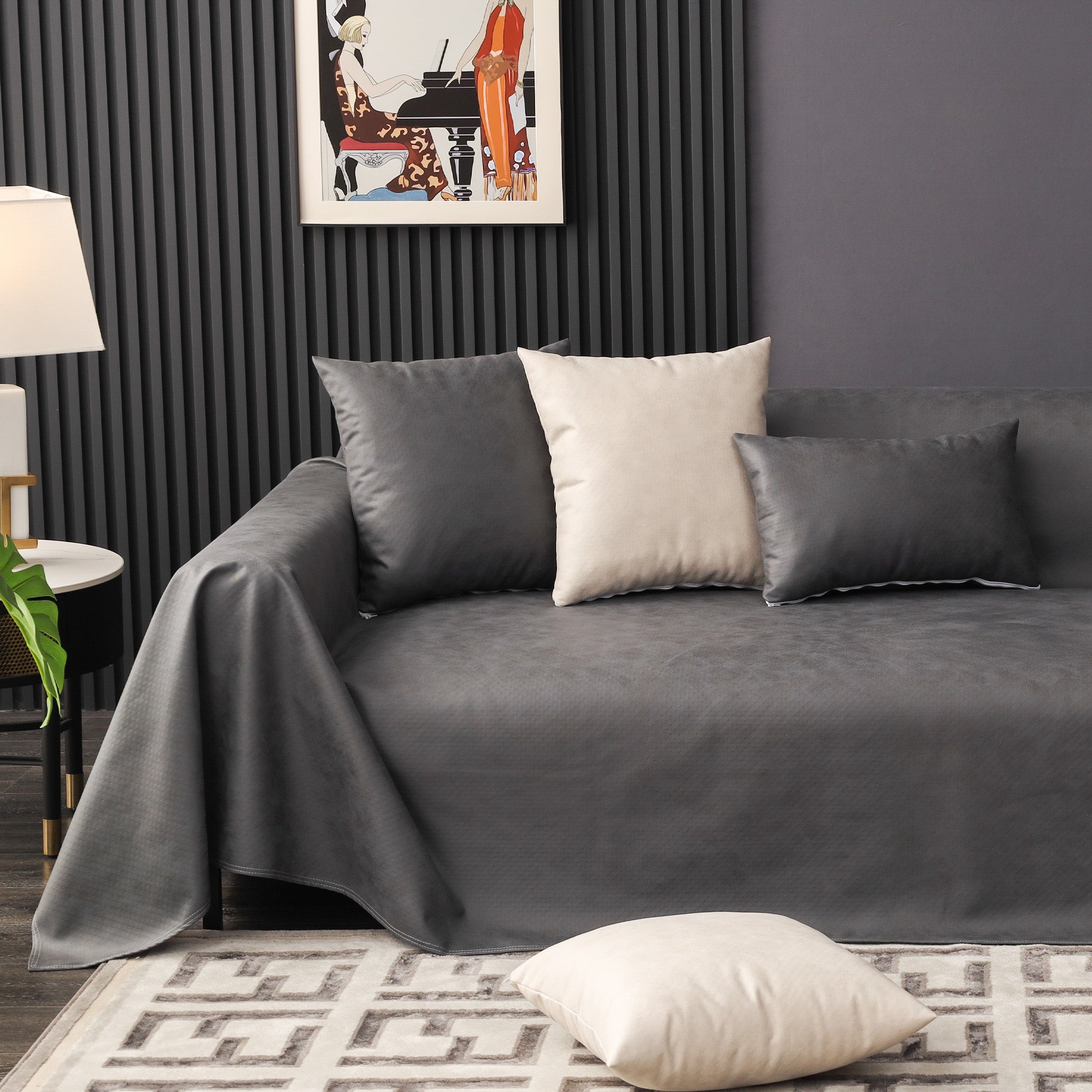 Waterproof Anti Slip Scratch Resistant Sofa Cover for Pet Homes