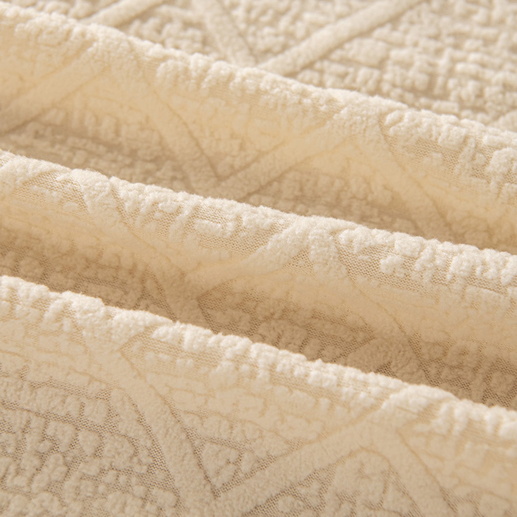 Luxury Diamond Knit Stretch Sofa Cover for Modern Pet Friendly Homes