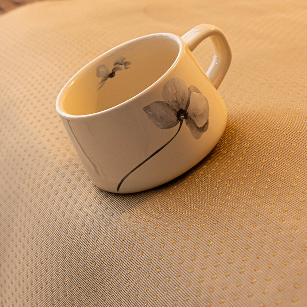 Creamy Ribbed Plush Non Slip Couch Cover for Winter Comfort