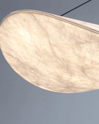 Japandi Pendant Light Modern Silk Ceiling Lamp