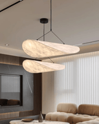 Japandi Pendant Light Modern Silk Ceiling Lamp
