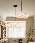 Japandi Pendant Light Modern Silk Ceiling Lamp