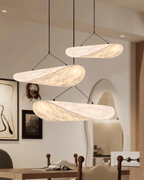 Japandi Pendant Light Modern Silk Ceiling Lamp