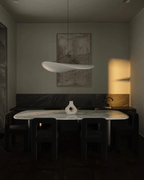 Japandi Pendant Light Modern Silk Ceiling Lamp