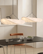 Japandi Pendant Light Modern Silk Ceiling Lamp