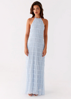 Jolene | Elegant Maxi Dress for Women with Adjustable Halter Neckline | Flattering Drape Perfect for Summer Events