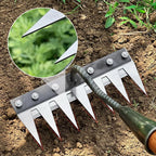 Versatile Handle Rake Heads for Lawn and Garden Work