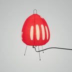 Japanese Rice Paper Table Lamp Retro Wabi Sabi Design