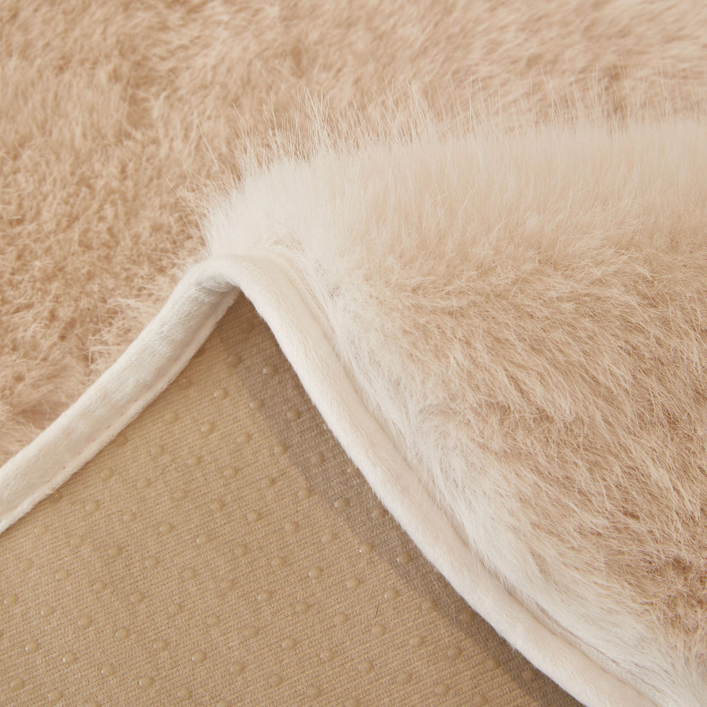 Ultra Soft Scandinavian Fluffy Sofa Cover for Cozy Modern Living