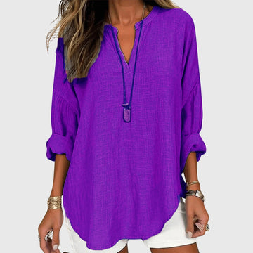 Lenara | Women's Shirt with Breathable Fabric | Flowy Design for Summer Comfort