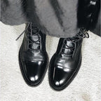Lisa Collection | Black Leather Boots with Cushioned Interior | Stylish Versatile Footwear for All-Day Comfort
