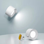 Lumora | Cordless Wall Lamp with 360° Rotation & Dimmable LED Light | Rechargeable Design for Versatile Home Lighting