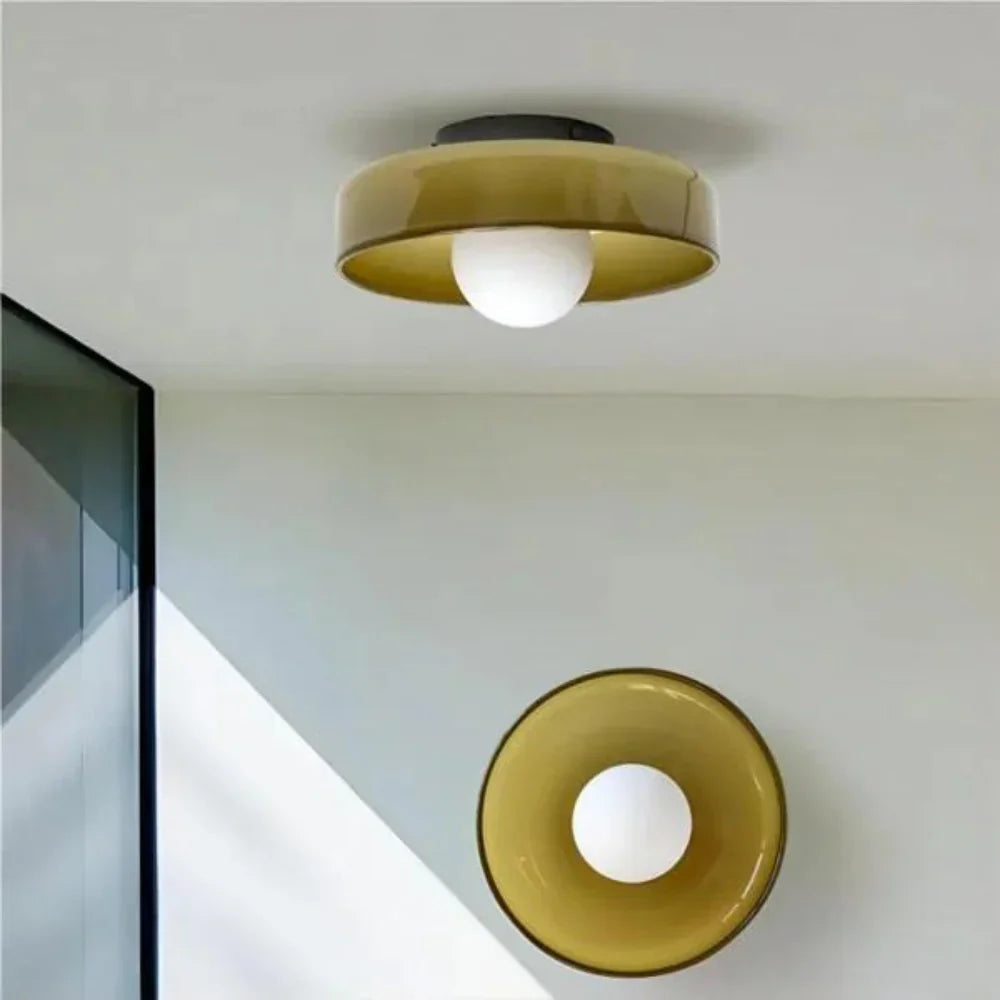 Lumora | Flush Mount Ceiling Light with 2-in-1 Mounting | Elegant Nordic Design for Versatile Illumination