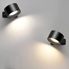Lumora | Wall Sconce Lighting with 360° Rotation & Dimmable LED | Cordless Design for Versatile Ambiance