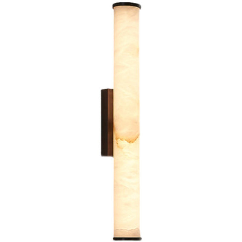 LuxRoyale | Modern Wall Sconce Lighting with Spanish Marble & Copper Accents | Elegant Wall Lights for Cozy Ambiance