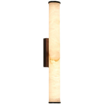 LuxRoyale | Modern Wall Sconce Lighting with Spanish Marble & Copper Accents | Elegant Wall Lights for Cozy Ambiance
