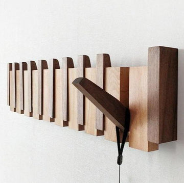 Luxora | Wall Mounted Coat Rack Stand with Magnetic Hooks | Stylish Entryway Organizer for Space-Saving Functionality