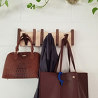 Luxora | Wall Mounted Coat Rack Stand with Magnetic Hooks | Stylish Entryway Organizer for Space-Saving Functionality