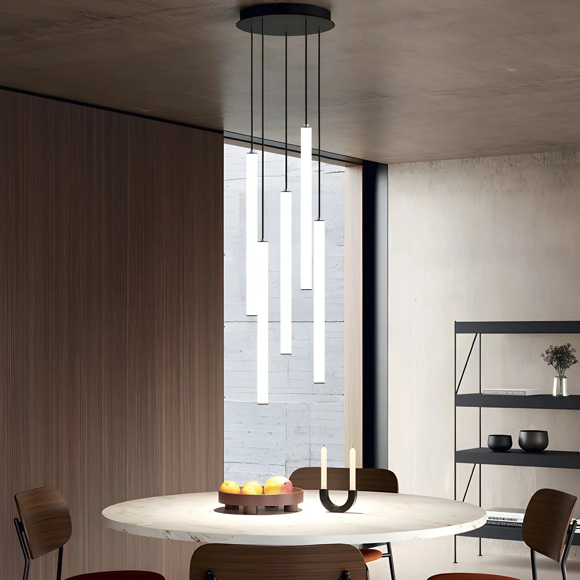 Spiral Pendant Light Modern Staircase LED Chandelier