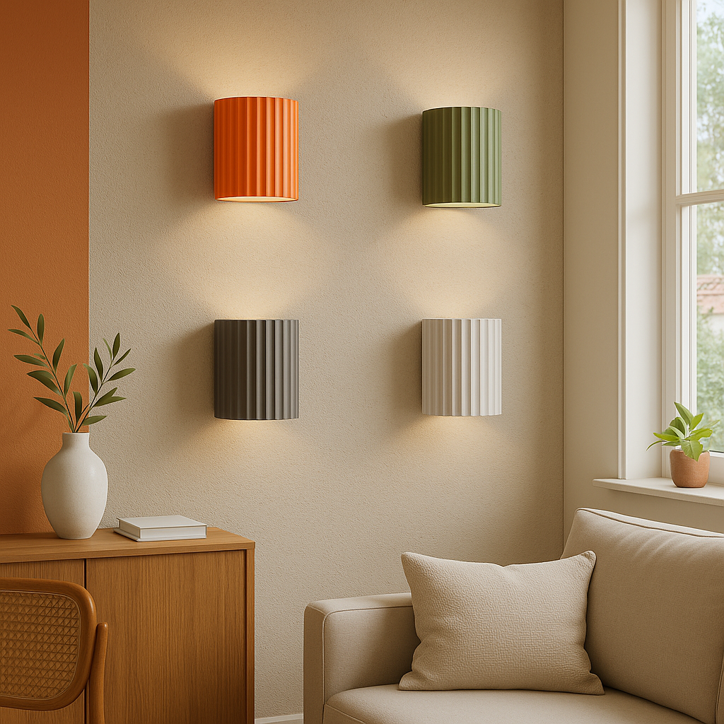 Macaron Wall Light | Contemporary Sconce Light with Soft Glow | Elegant Design for Modern Spaces
