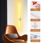 Magnetic LED Wall Lamp | Adjustable Color Temperature Sconce Light | Versatile Lighting Solution for Any Space