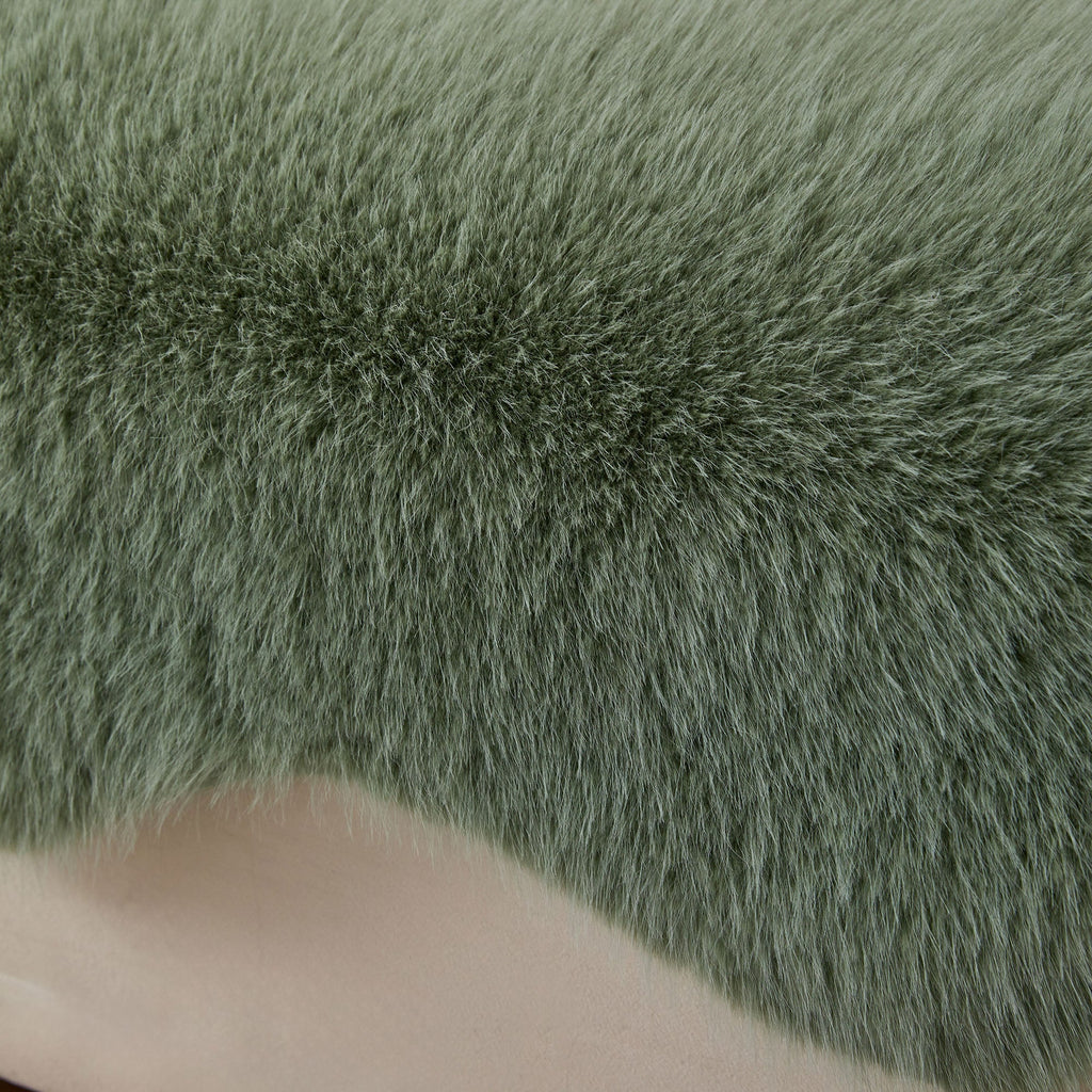 Ultra Soft Scandinavian Fluffy Sofa Cover for Cozy Modern Living