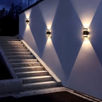 Matte Aluminum Outdoor Wall Light with IP65 Weather Protection | Durable Exterior Wall Lantern for Versatile Outdoor Lighting