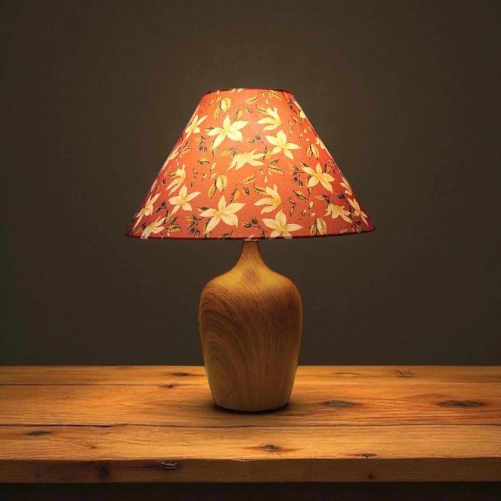 Vase Table Lamp, Linen Shade, Meiping Design, Matte Black, Dimmable Bedside