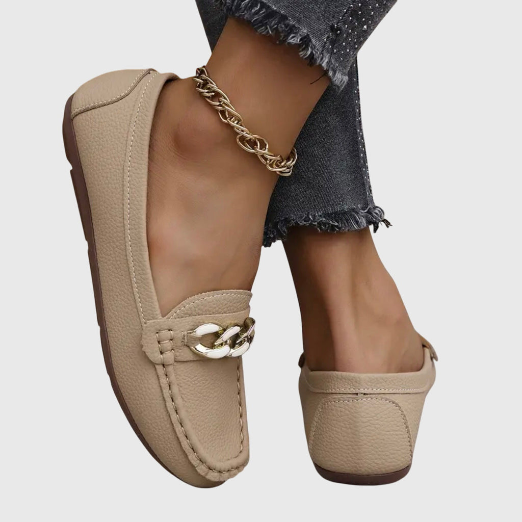 Melissa Collection | Black Loafers for Women with Cushioned Insole | Stylish Comfort for All-Day Wear