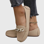Melissa Collection | Black Loafers for Women with Cushioned Insole | Stylish Comfort for All-Day Wear