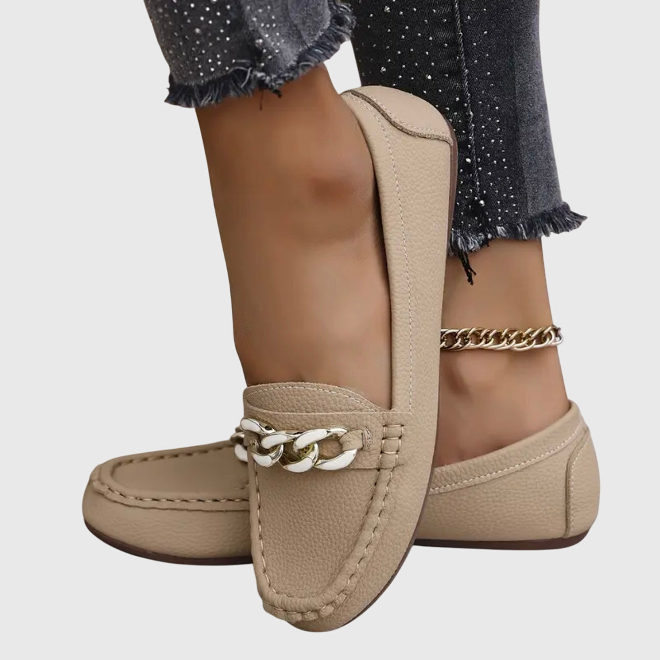Melissa Collection | Black Loafers for Women with Cushioned Insole | Stylish Comfort for All-Day Wear