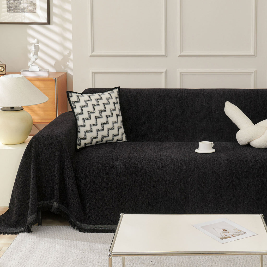 Soft Breathable Herringbone Sofa Cover for Modern Cozy Living