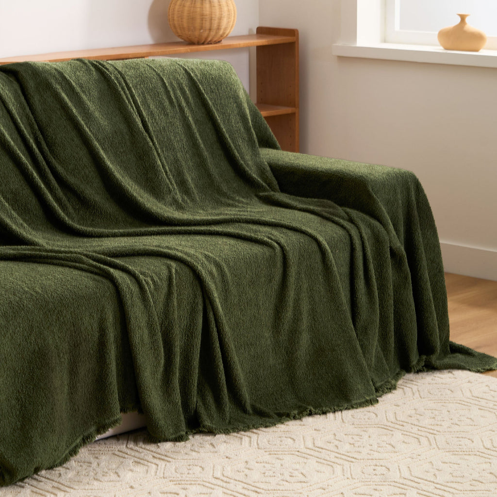 Soft Plush Waterproof Sofa Cover for Pet Friendly Protection