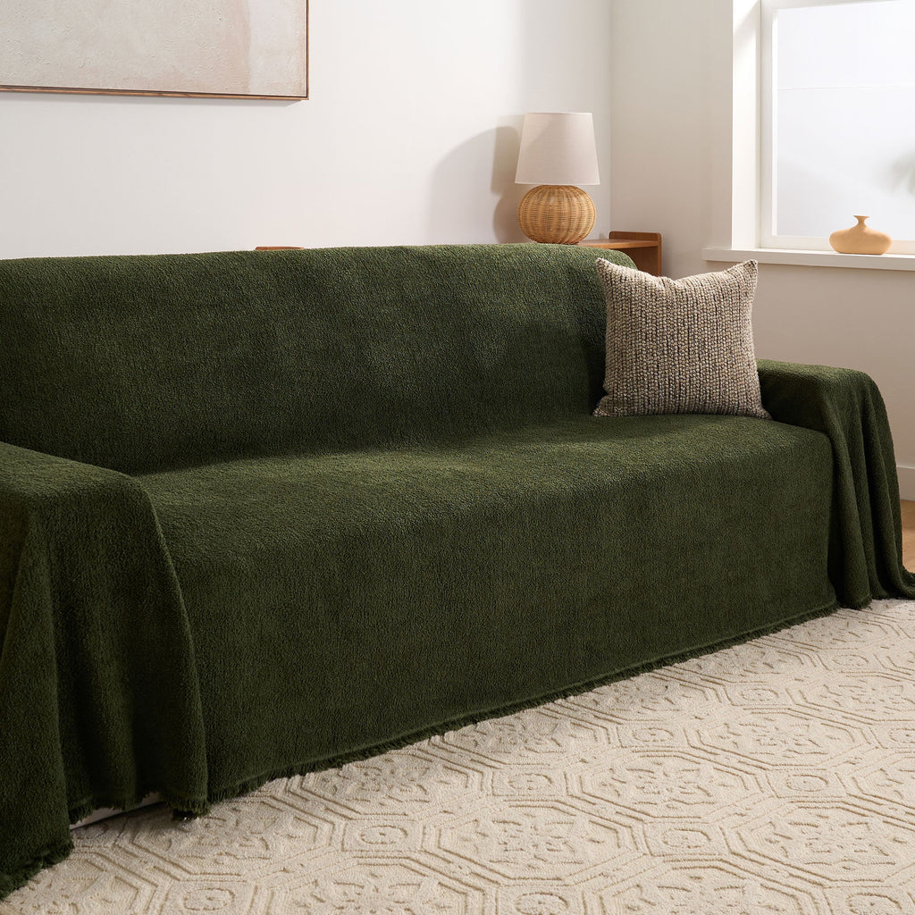 Soft Plush Waterproof Sofa Cover for Pet Friendly Protection