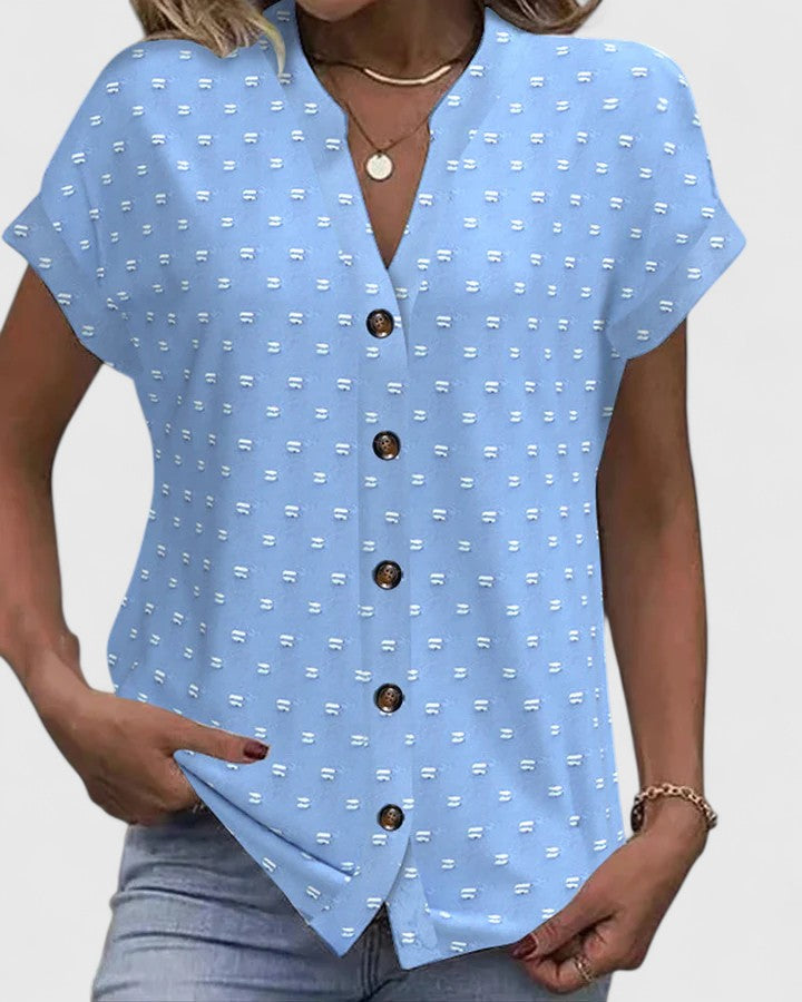 Miles Collection | Women's V Neck T Shirt with Lightweight Fabric | Flattering Fit for All-Day Comfort